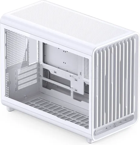 Photo de Boitier Mini Tour Micro ATX Jonsbo D33 avec panneau vitré (Blanc)