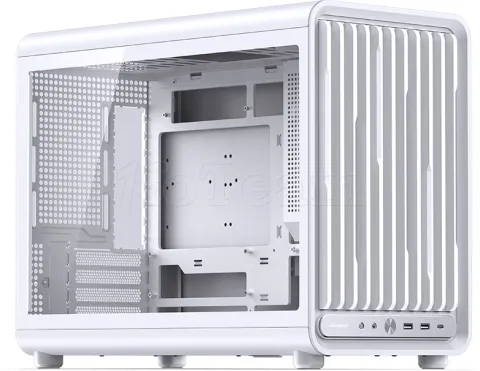 Photo de Boitier Mini Tour Micro ATX Jonsbo D33 avec panneau vitré (Blanc)