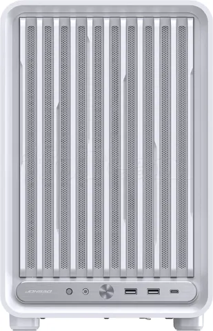 Photo de Boitier Mini Tour Micro ATX Jonsbo D33 avec panneau vitré (Blanc)