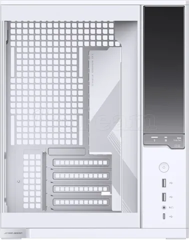 Photo de Boitier Mini Tour Micro ATX Jonsbo D34 avec panneaux vitrés (Blanc)
