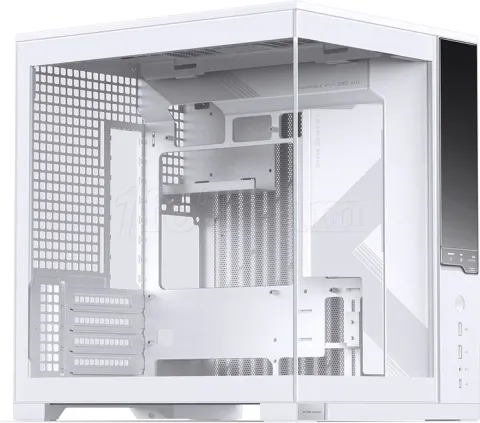 Photo de Boitier Mini Tour Micro ATX Jonsbo D34 avec panneaux vitrés (Blanc)