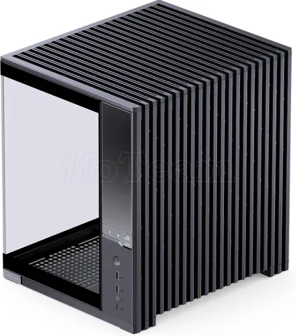 Photo de Boitier Mini Tour Micro ATX Jonsbo D34 avec panneaux vitrés (Noir)