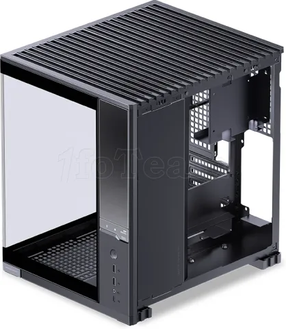 Photo de Boitier Mini Tour Micro ATX Jonsbo D34 avec panneaux vitrés (Noir)