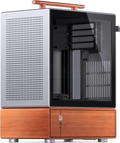 Photo de Boitier Mini Tour Micro-ATX Jonsbo T7 (Silver)