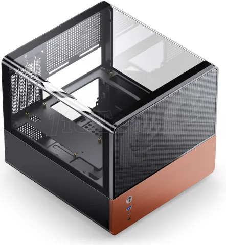 Photo de Boitier Mini Tour Micro ATX Jonsbo V12 avec panneaux vitrés (Noir)