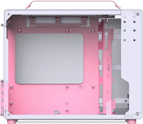 Photo de Boitier Mini Tour Micro ATX Jonsbo Z20 avec panneau vitré (Blanc/Rose)