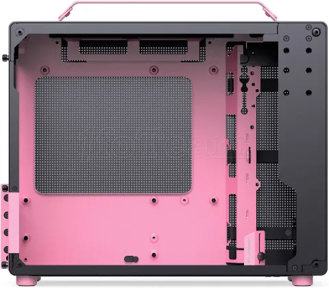Photo de Boitier Mini Tour Micro ATX Jonsbo Z20 avec panneau vitré (Noir/Rose)