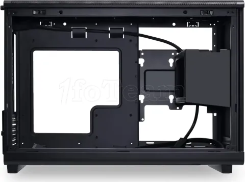 Photo de Boitier Mini Tour Micro ATX Lian-Li A3X-mATX avec panneau vitré (Noir/Marron)
