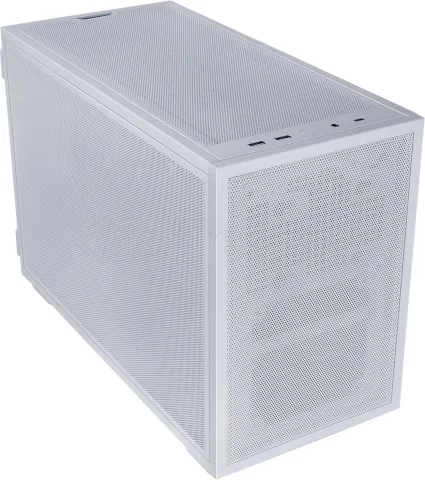 Photo de Boitier Mini Tour Micro ATX Lian Li B4 (Blanc)