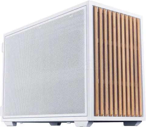 Photo de Boitier Mini Tour Micro ATX Lian Li B4 Wood (Blanc)