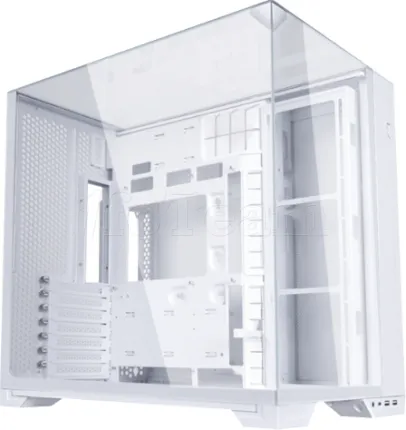 Photo de Boitier Mini Tour Micro ATX Lian-Li O11 Vision-M avec panneaux vitrés (Blanc)