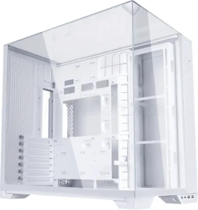 Photo de Boitier Mini Tour Micro ATX Lian-Li O11 Vision-M Digital avec panneaux vitrés (Blanc)