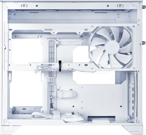 Photo de Boitier Mini Tour Micro ATX Lian-Li O11 Vision-M Digital avec panneaux vitrés (Blanc)