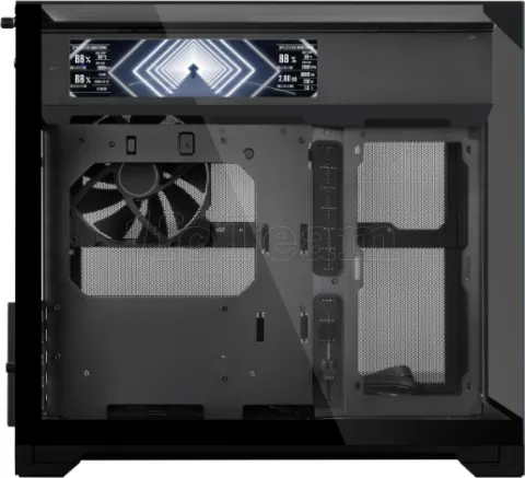 Photo de Boitier Mini Tour Micro ATX Lian-Li O11 Vision-M Digital avec panneaux vitrés (Noir)