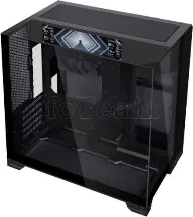 Photo de Boitier Mini Tour Micro ATX Lian-Li O11 Vision-M Digital avec panneaux vitrés (Noir)