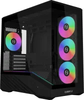 Photo de Boitier Mini Tour Micro ATX Lian Li Vector V100 Mini RGB avec panneaux vitrés (Noir)