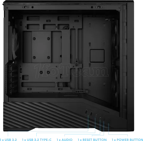 Photo de Boitier Mini Tour Micro ATX Lian Li Vector V150 RGB avec panneaux vitrés (Noir)