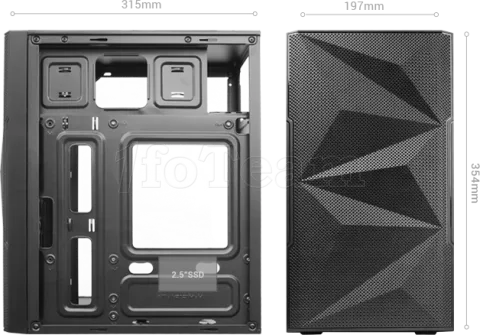 Photo de Boitier Mini Tour Micro ATX Mars Gaming MC-1500 avec panneau vitré (Noir)