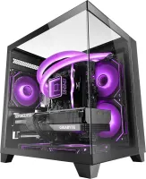 Photo de Boitier Mini Tour Micro ATX Mars Gaming MC-3CM avec panneaux vitrés (Noir)