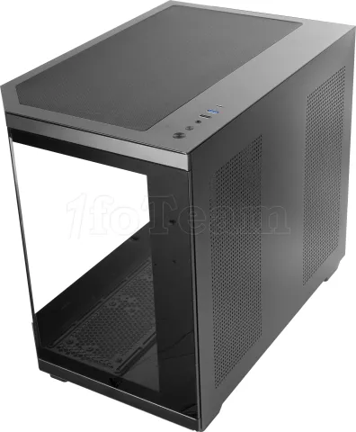 Photo de Boitier Mini Tour Micro ATX Mars Gaming MC-3T Core M avec panneaux vitrés (Noir)