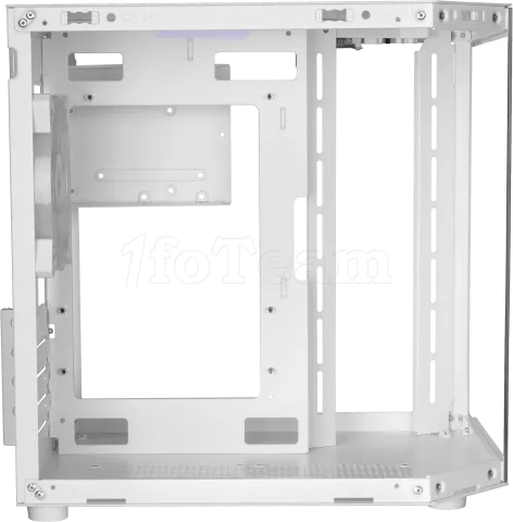 Photo de Boitier Mini Tour Micro ATX Mars Gaming MC-3T Lite RGB avec panneaux vitrés (Blanc)