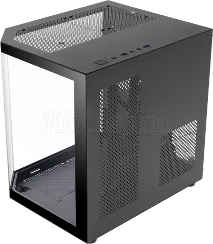 Photo de Boitier Mini Tour Micro ATX Mars Gaming MC-3T Lite RGB avec panneaux vitrés (Noir)