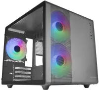 Photo de Boitier Mini Tour Micro ATX Mars Gaming MC-400 RGB avec panneau vitré (Noir)