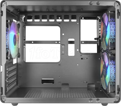 Photo de Boitier Mini Tour Micro ATX Mars Gaming MC-400 RGB avec panneau vitré (Noir)