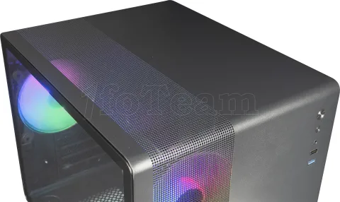 Photo de Boitier Mini Tour Micro ATX Mars Gaming MC-400 RGB avec panneau vitré (Noir)