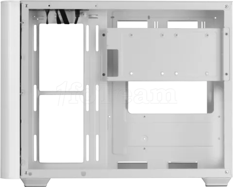Photo de Boitier Mini Tour Micro ATX Mars Gaming MC-Fusion M avec panneaux vitrés (Blanc)