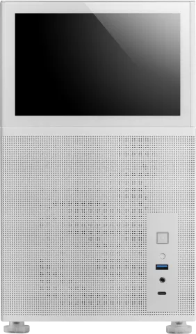 Photo de Boitier Mini Tour Micro ATX Mars Gaming MC-LCD avec panneau vitré (Blanc)