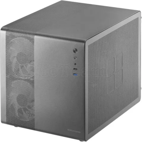 Photo de Boitier Mini Tour Micro ATX Mars Gaming MC-MPro avec panneau vitré (Noir)