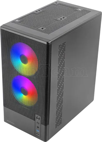 Photo de Boitier Mini Tour Micro ATX Mars Gaming  MC-Onyx avec panneaux vitrés (Noir)