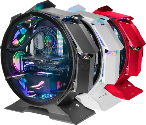 Photo de Boitier Mini Tour Micro ATX Mars Gaming MC-Orb avec panneaux vitrés (Noir)
