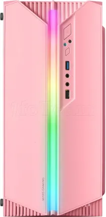Photo de Boitier Mini Tour Micro ATX Mars Gaming MC-S1 RGB avec panneau vitré (Rose)