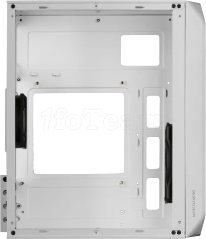 Photo de Boitier Mini Tour Micro ATX Mars Gaming MC-S2 RGB avec panneau vitré (Blanc)