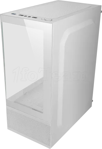Photo de Boitier Mini Tour Micro ATX Mars Gaming MC-SE avec panneaux vitrés (Blanc)