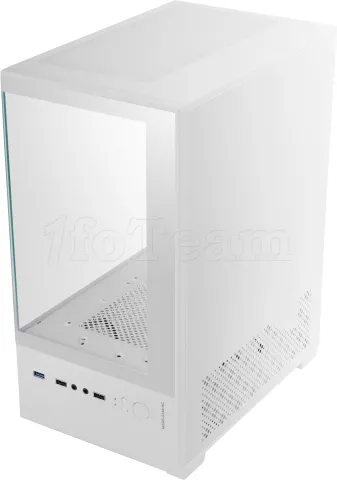 Photo de Boitier Mini Tour Micro ATX Mars Gaming MC-SE2 avec panneaux vitrés (Blanc)