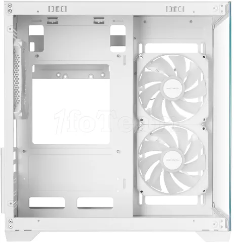 Photo de Boitier Mini Tour Micro ATX Mars Gaming MC-VIEW3 avec panneaux vitrés (Blanc)