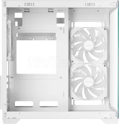 Photo de Boitier Mini Tour Micro ATX Mars Gaming MC-View3 RGB avec panneaux vitrés (Blanc)