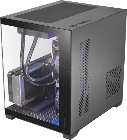 Photo de Boitier Mini Tour Micro ATX Mars Gaming MC-View3 RGB avec panneaux vitrés (Noir)
