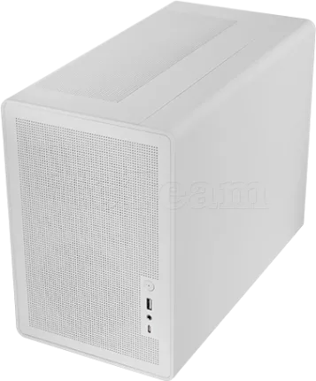 Photo de Boitier Mini Tour Micro ATX Mars Gaming MC-XPS avec panneau vitré (Blanc)