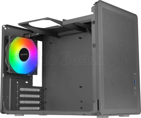 Photo de Boitier Mini Tour Micro ATX Mars Gaming MC-XPS avec panneau vitré (Noir)