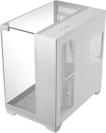 Photo de Boitier Mini Tour Micro ATX Mars Gaming MCVISIONM avec panneaux vitrés (Blanc)