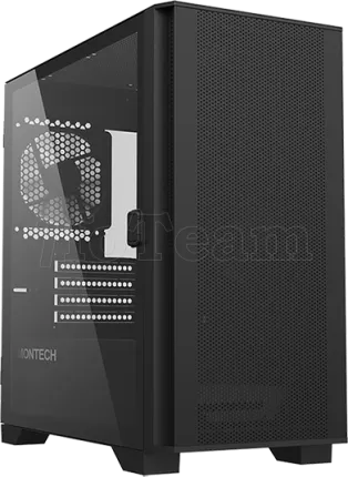 Photo de Boitier Mini Tour Micro ATX Montech Air 100 Lite avec panneau vitré (Noir)