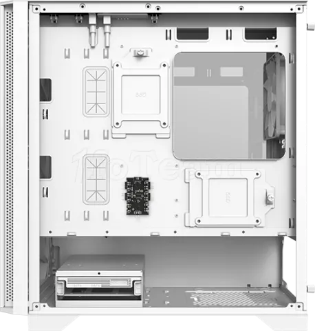 Photo de Boitier Mini Tour Micro ATX Montech Air 100 RGB avec panneaux vitrés (Blanc)