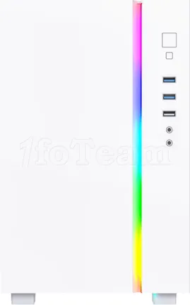 Photo de Boitier Mini Tour Micro ATX Montech Sky One Mini RGB avec panneaux vitrés (Blanc)