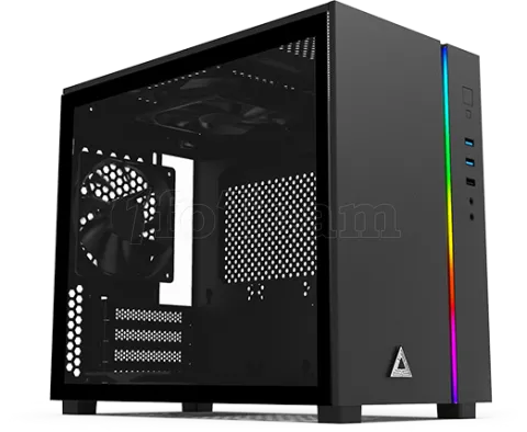 Photo de Boitier Mini Tour Micro ATX Montech Sky One Mini RGB avec panneaux vitrés (Noir)