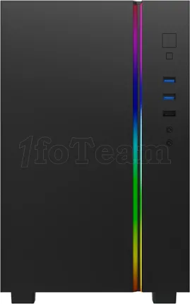 Photo de Boitier Mini Tour Micro ATX Montech Sky One Mini RGB avec panneaux vitrés (Noir)