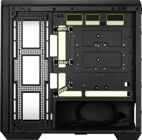 Photo de Boitier Mini Tour Micro ATX MSI Mag Pano 100R Project Zero RGB avec panneaux vitrés (Noir)